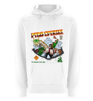 PYRO SPECIAL EXCLUSIVE EDITION for white Hoodie