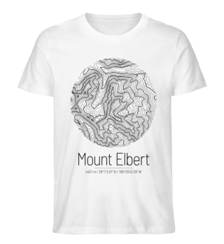 Mount Elbert | Landkarte Topografie