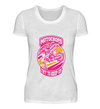 Motocross Girl Pink Speed