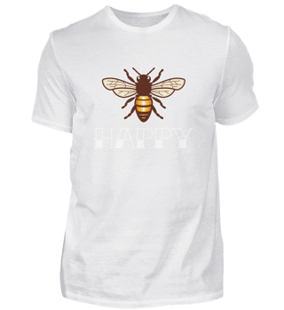 Happy Bee Honey Queen Bee Imker Honigbiene Bienenliebhaber