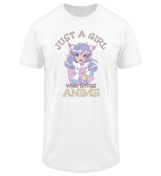 Girl loves anime and unicorns
