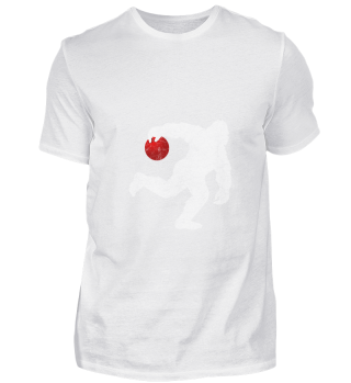 Bowling Bigfoot Neuheit Lustige T-Shirt