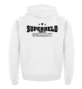 Superheld made in Germany - Schwarz