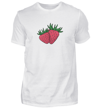 Erdbeere handgezeichnete Früchte Sommer