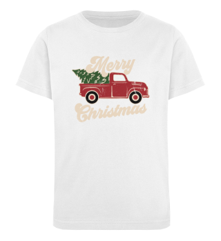 Groovy Xmas Tree Truck - Merry Christmas