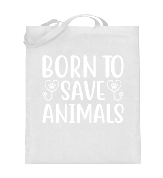 Born to save animals - Veterinary Illustration