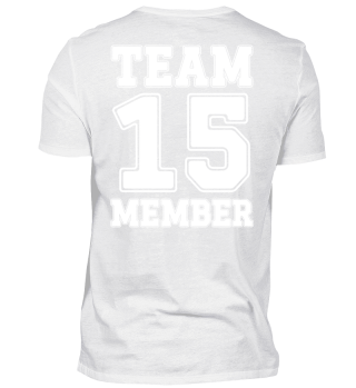 15 Team Member - Verein Gruppe Mitglied