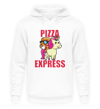 Pizza Express Einhorn lustig Kinder Comi