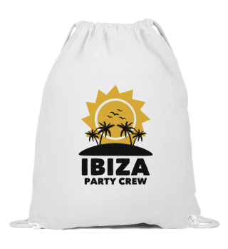 Ibiza party crew gift palms sun holiday