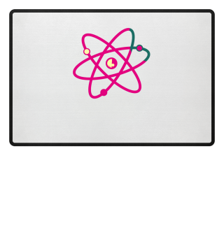 Colorful atom neutron electron