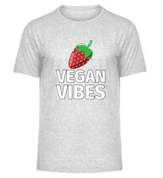 Vegan Vibes Erdbeere - Illustration