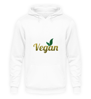 Vegan with leaves - Gift Idea