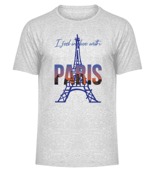 Eiffelturm Ich liebe Paris Bonjour aus Frankreich mit Franzosen