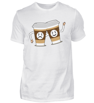 Kaffee – Shirt Kaffeebecher Geschenk