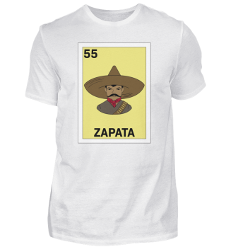 Loteria Mexicana Design - Emiliano Zapata Gift - Regalo Emiliano Zapata