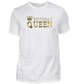 Birthday Queen Crown Gold
