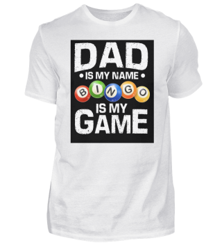 DAD Is My Name BINGO Is My Game Retro