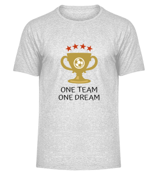 One Team one Dream / Soccer motivation Design
