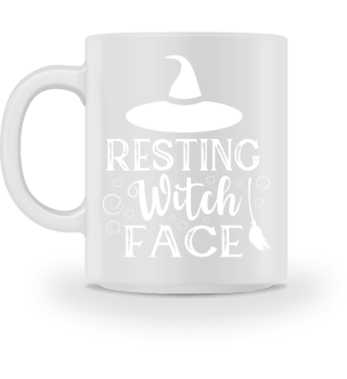 Resting Witch Face Funny Halloween Quote