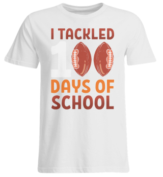 Ich habe 100 Tage der Schule amerikanischen Fußballschule angegangen