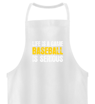 Leben ist ein Spiel Baseball ist Ernst