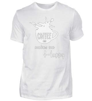 Kaffee – Shirt Kaffeebecher Geschenk