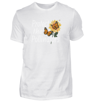 Protect The Pollinators, Monarch Butterfly On Sunflower Floral Nature