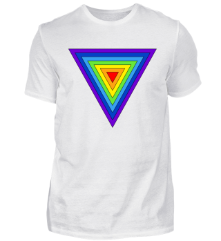 Regenbogenfarben - Dreieck
