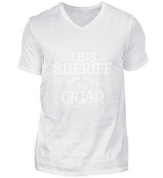 Sheriff Cigar Shotgun Officer Sheriff St
