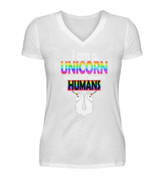 Unicorn Einhorn Human Shirt