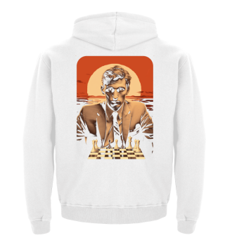 Bobby Fischer Retro Sunset Chess