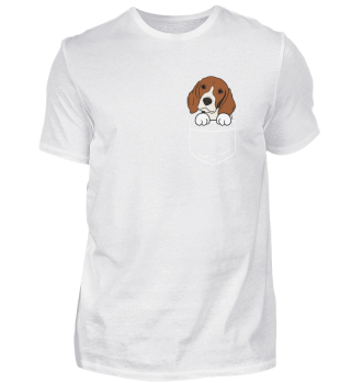 Beagle Hund Hunde Tasche Pocket Lustig G