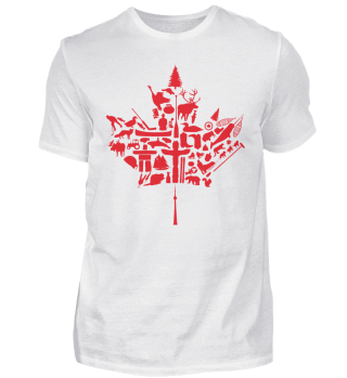 Maple Leaf Spezial Rot - Premium Shirt