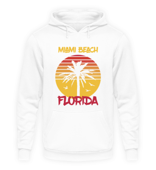 Florida Miami Beach Palm trees Ocean Surfing