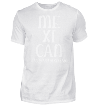 Mexican Tacos and Servezas T-Shirt Gift