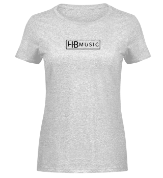 Melange Shirt HB Logo schwarz