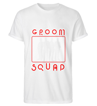 Groom Squad T-Shirt Guys Booze Party