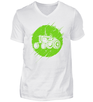 Landwirt · Traktor · Grüner Traktor