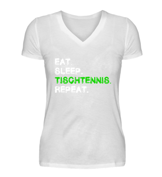 Eat Sleep Tischtennis Repeat Shirt