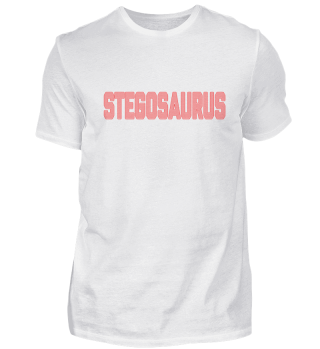 Stegosaurus Dotted Text Design