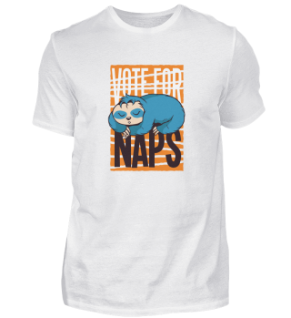 Vote for Naps Faultier Motiv