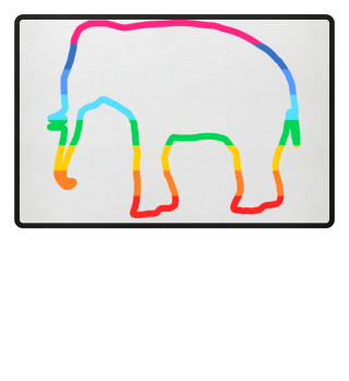 colorful elephant