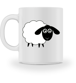 mouton, tasse