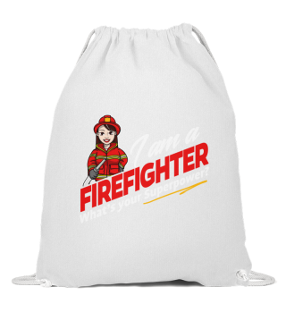 D001-0538A Female Firefighter Feuerwehr 