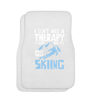 Keine Therapie sondern muss Ski fahren N