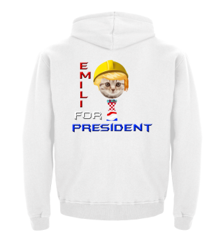 Emili for president hoodie dk design