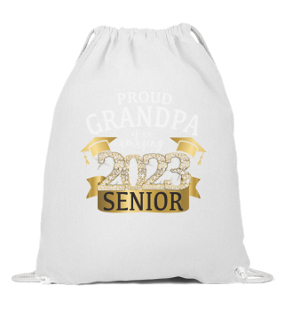 Proud Grandpa Of An Amazing 2023 Senior Classy Stunning Yellow Diamond Themed Apparel