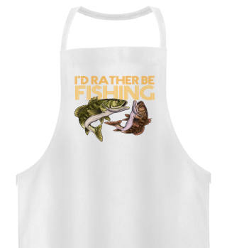I'd Rather be Fishing Funny Gift