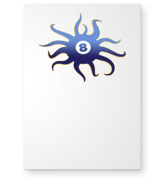 Billard Octopus 8Ball Kugel Pool Snooker