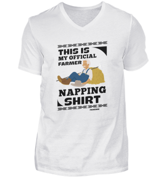 This Is My Official Farmer Napping Shirt